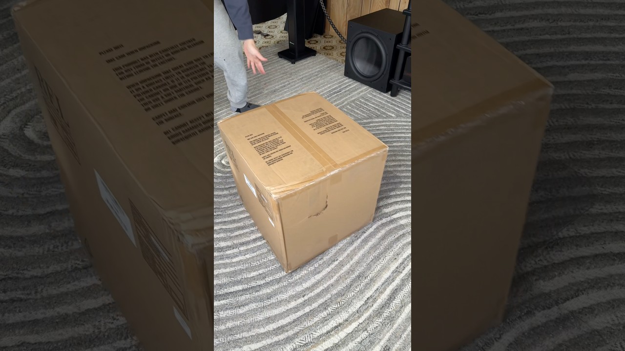 Unboxing the Rel T9/X SE in blue #audio #subwoofer #rel