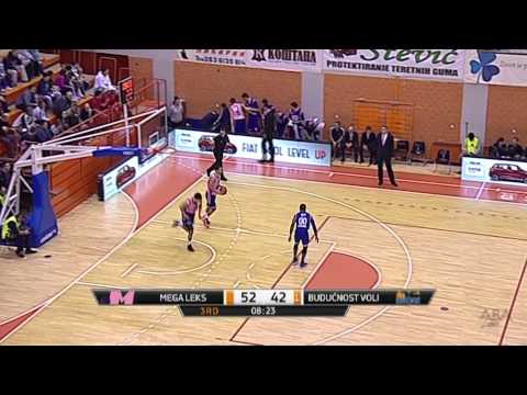 ABA Liga 2014/15, Round 20 match: Mega Leks - Budućnost VOLI (31.1.2015)