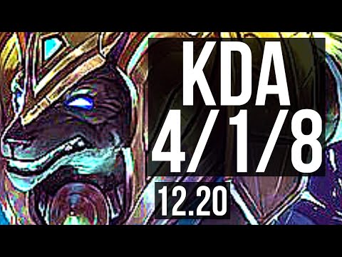 NASUS vs TEEMO (TOP) | Rank 3 Nasus, 4/1/8 | KR Master | 12.20