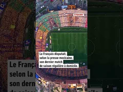 🐯 🇫🇷 Le stade des Tigres de Monterrey s'est enflammé pour remercier André-Pierre Gignac #shorts