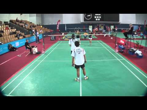 TV Court GJ2013 // D. Puavaranukroh & P. Supajirakul vs. Bjarne Geiss & Yvonne Li (2nd set)