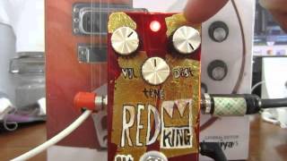Review Guitar Effect Red King Distortion By Sbt (Plexi On Steroid