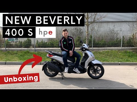 Piaggio Beverly Sport 400 hpe Modell 2021 | Unboxing by Wimmer und Merkel