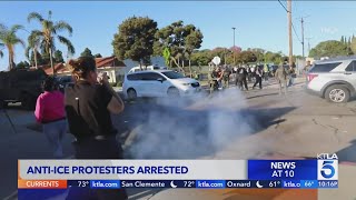 Anti-ICE protests erupt in Oxnard Wednesday