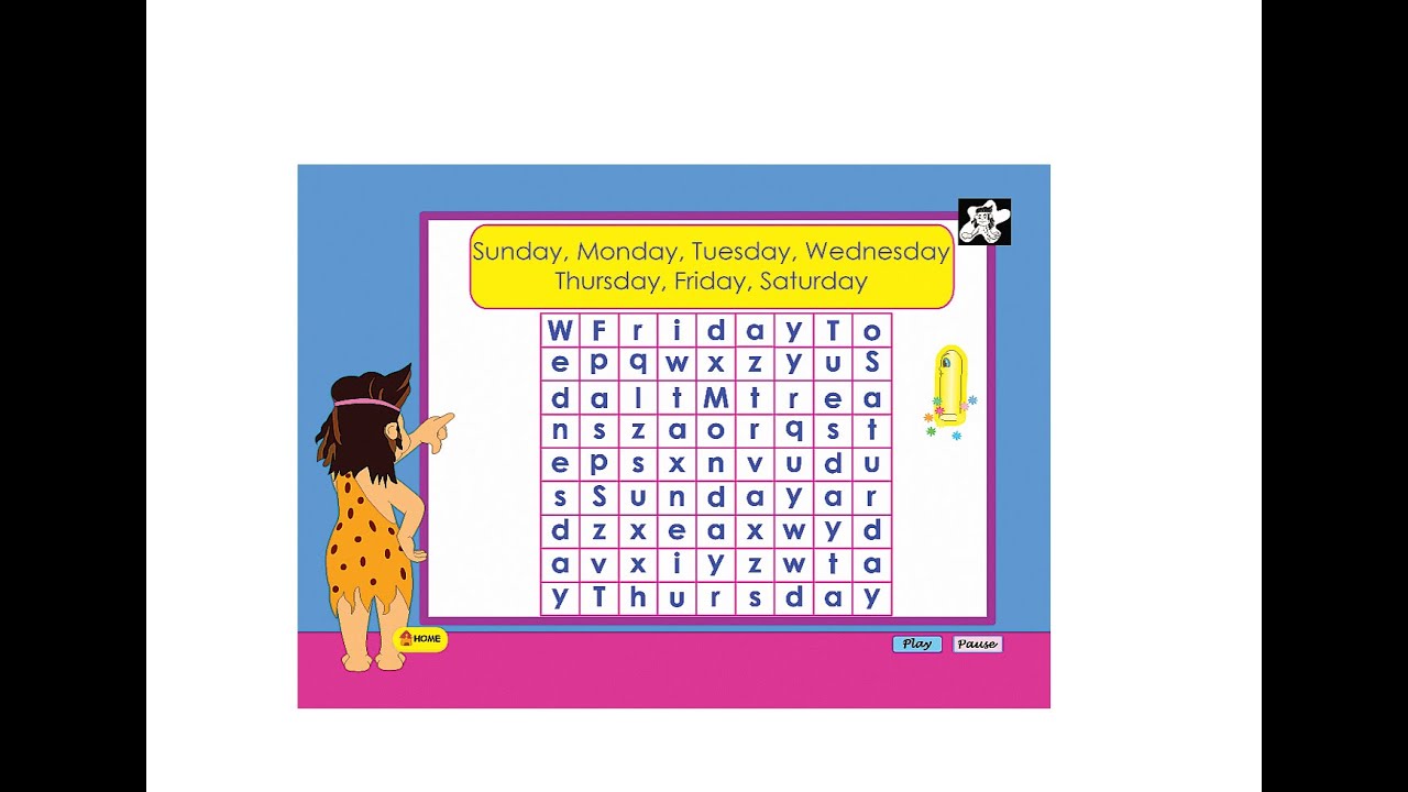 Days of the week worksheet  - kindergarten worksheet  - general knowledge