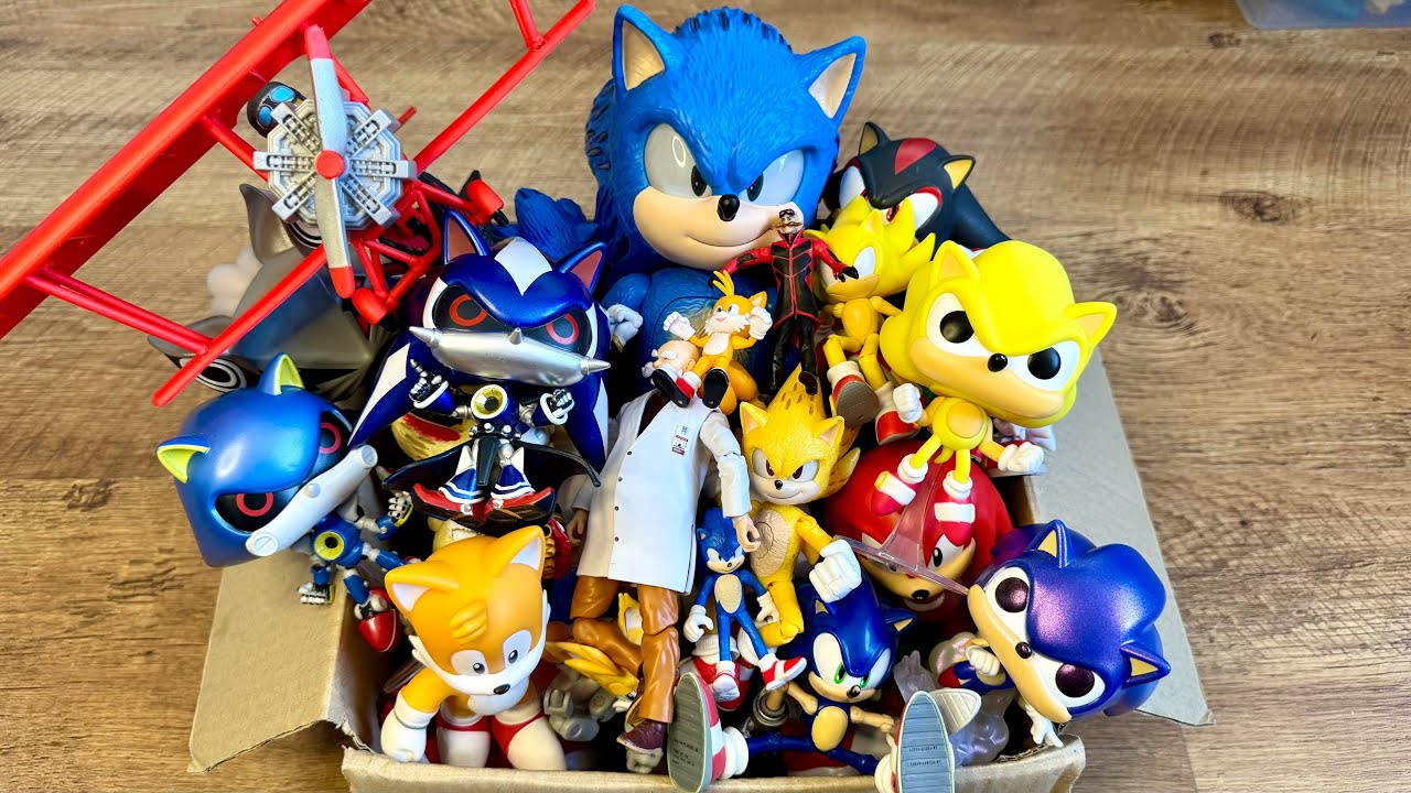 Sonic The Hedgehog Action Figures Toys Unboxing Review | Toys Review