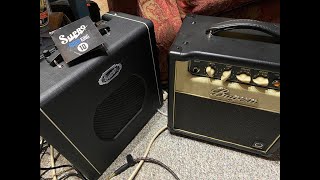 Video thumbnail for Supro Blues King 10 vs. Bugera V5: Battle of the Small Tube Amps by Guitars and Music