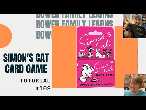 Bower Family Learns #102: Simon's Cat Card Game