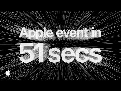 Apple event in 51 seconds
