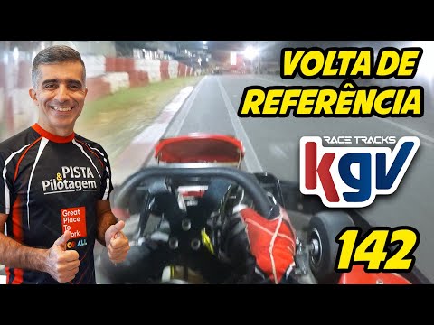 Traçado 142 Kartódromo da Granja Viana - volta de referência - piloto Cristian Peticov