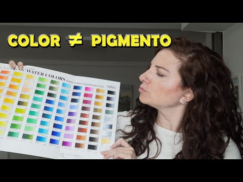 Los COLORES de ACUARELA y sus PIGMENTOS. [Aprende a LEER las ETIQUETAS]