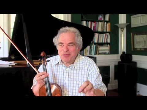 Itzhak Perlman talks about the Beethoven Violin Concerto