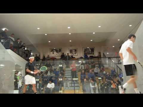 2-US Jr Open Squash 2013 - Karim Ibrahim (EGY) v David Yacobucci (USA) BU17 QtrFinal - Game 2
