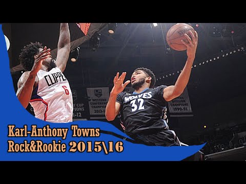 11.29.2015 Karl Anthony Towns  (17 Pts, 8 Reb) - Full highlights vs Clippers