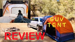 NEW* Rightline Gear SUV Tent Review & Setup | 4Runner Car Camping Tent (number 110907)