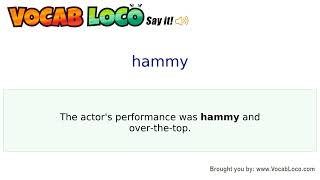 Video thumbnail for hammy