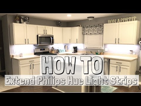 Philips Hue Lightstrip Extension Hack for Under Kitchen Cabinet Lighting