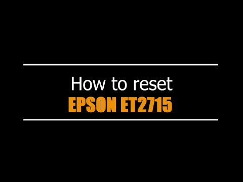 Tutorial Reset Epson ET-2715 — como fazer o reset passo a passo