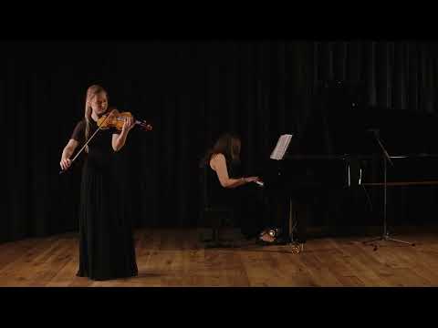 Francesca Bonaita, Bartok Romanian Folk Dances for violin and piano (tr. Z. Szekely)