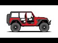 How To Draw A Jeep Wrangler Unlimited Rubicon