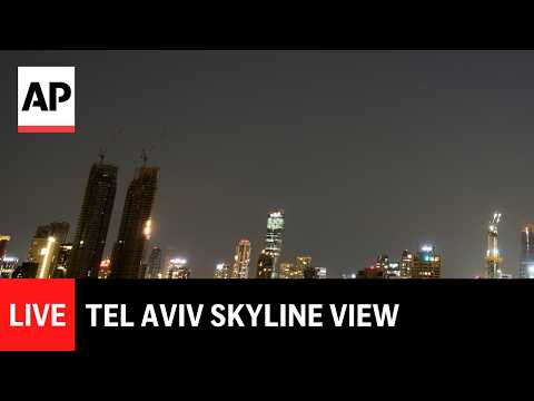 Video Thumbnail: LIVE: Tel Aviv skyline as Iran responds after Khamenei's death