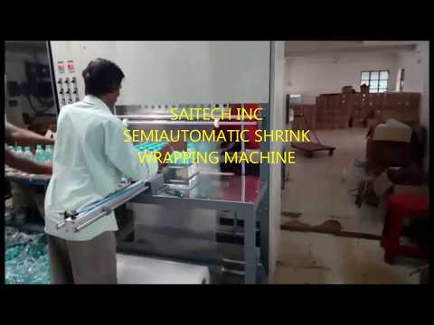 Semi Automatic Bottle Shrink Wrapping Machine