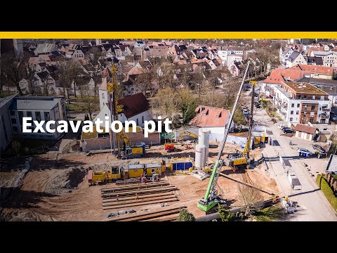 BAUER Spezialtiefbau GmbH – Excavation pit in Schrobenhausen