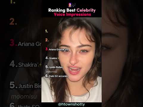 Ranking Best Celebrity VOICE Impressions ✨ #impression