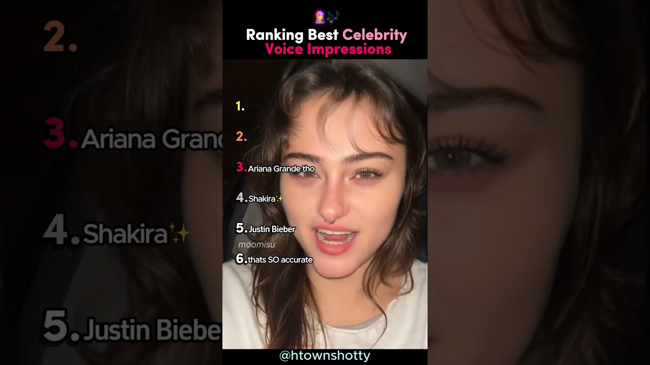 Ranking Best Celebrity VOICE Impressions ✨ #impression