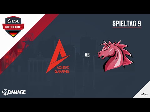 CS:GO - ad hoc gaming vs Unicorns of Love - ESL Wintermeisterschaft 2019 - Spieltag 9 (Teil 2)