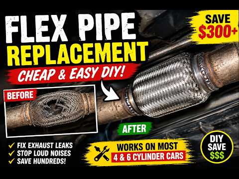 Don’t Replace the Whole Exhaust! Cheap Flex Pipe Fix DIY