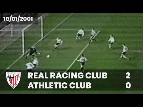 ⚽️ [Copa del Rey 00/01] 1/8 final (Ida) I Real Racing Club 2 - Athletic Club 0 I LABURPENA