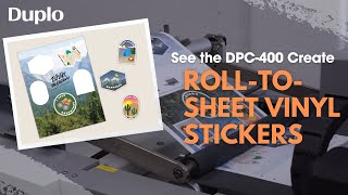 Custom Vinyl Stickers with the DPC-400 Digital Die Cutter