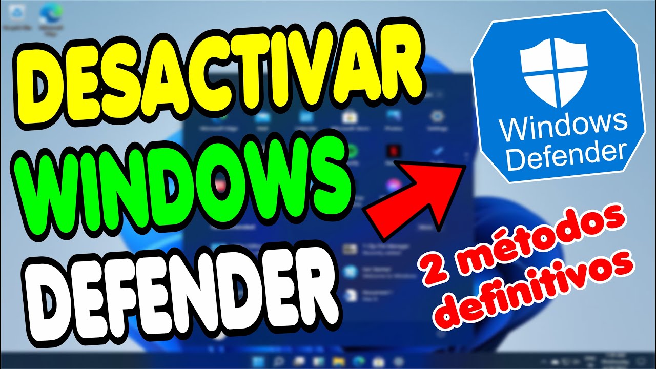 How to disable or remove Windows Defender in Windows 10 and 11.