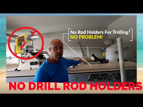 NO DRILL Rod Holders (SeaSucker Review) Carolina Skiff 162 JLS