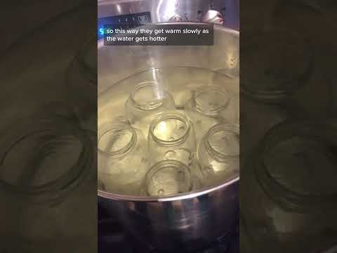 Quick Canning Tip: Sterilizing your Jars without breaking them