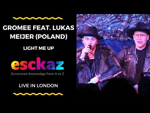 ESCKAZ in London: Gromee feat. Lukas Meijer (Poland) - Light Me Up (at London Eurovision)