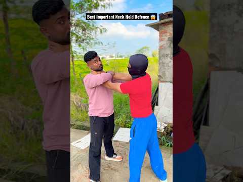 Best Important Neck Hold Defence 😱 #selfdefense #martialarts #judo #wrestling #safety #explore #fyp