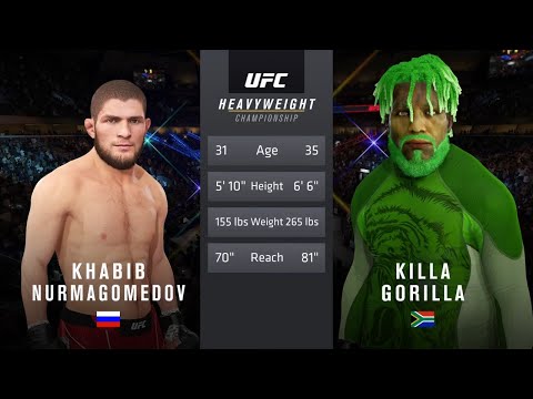 Khabib vs. Killa Gorilla - EA Sports UFC 4 - Champion Fight