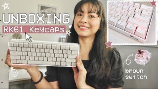 RK61 Mechanical Keyboard from Royal Kludge (unboxing & testing)  ❤︎ | Emmy Lou