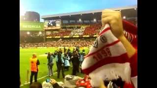 Himno del Athletic Club de Bilbao al comienzo del partido Athletic - Manchester United en San Mames