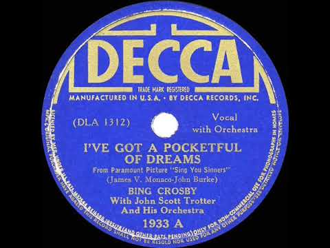 1938 HITS ARCHIVE: I’ve Got A Pocketful Of Dreams - Bing Crosby