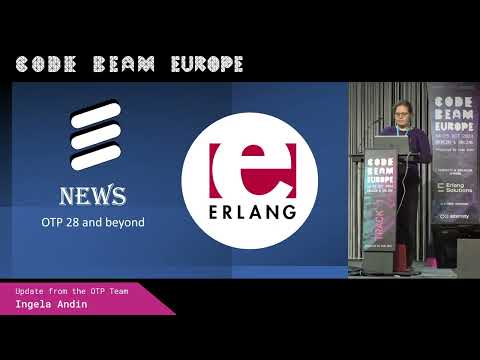Update from the OTP Team - Ingela Andin | Code BEAM Europe 2024