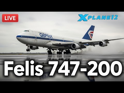 Flying the Felis Boeing 747-200 in X-Plane 12