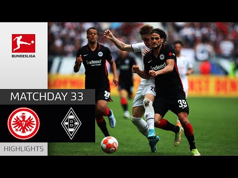 Eintracht Frankfurt - Borussia M'gladbach 1-1 | Highlights | Matchday 33 – Bundesliga 2021/22