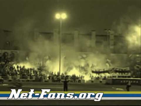 Oprawa meczu Apator Toruń - Włókniarz Częstochowa 2005