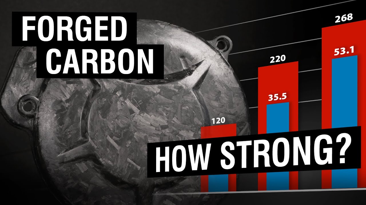 How Strong is Forged Carbon Fibre? Forged Carbon vs Aluminium vs Markforged vs Onyx