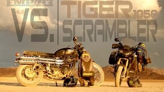 Triumph Tiger 1050 vs. Triumph Scrambler (Nick Apex & Ernie Vigil)