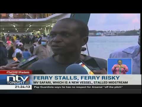 More than 10 people injured in stampede at the Likoni crossing channel.