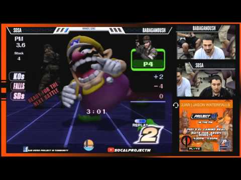 PM in the PM | Winners Semis - Sosa (Wario) VS Babaganoush (Snake, Meta Knight)